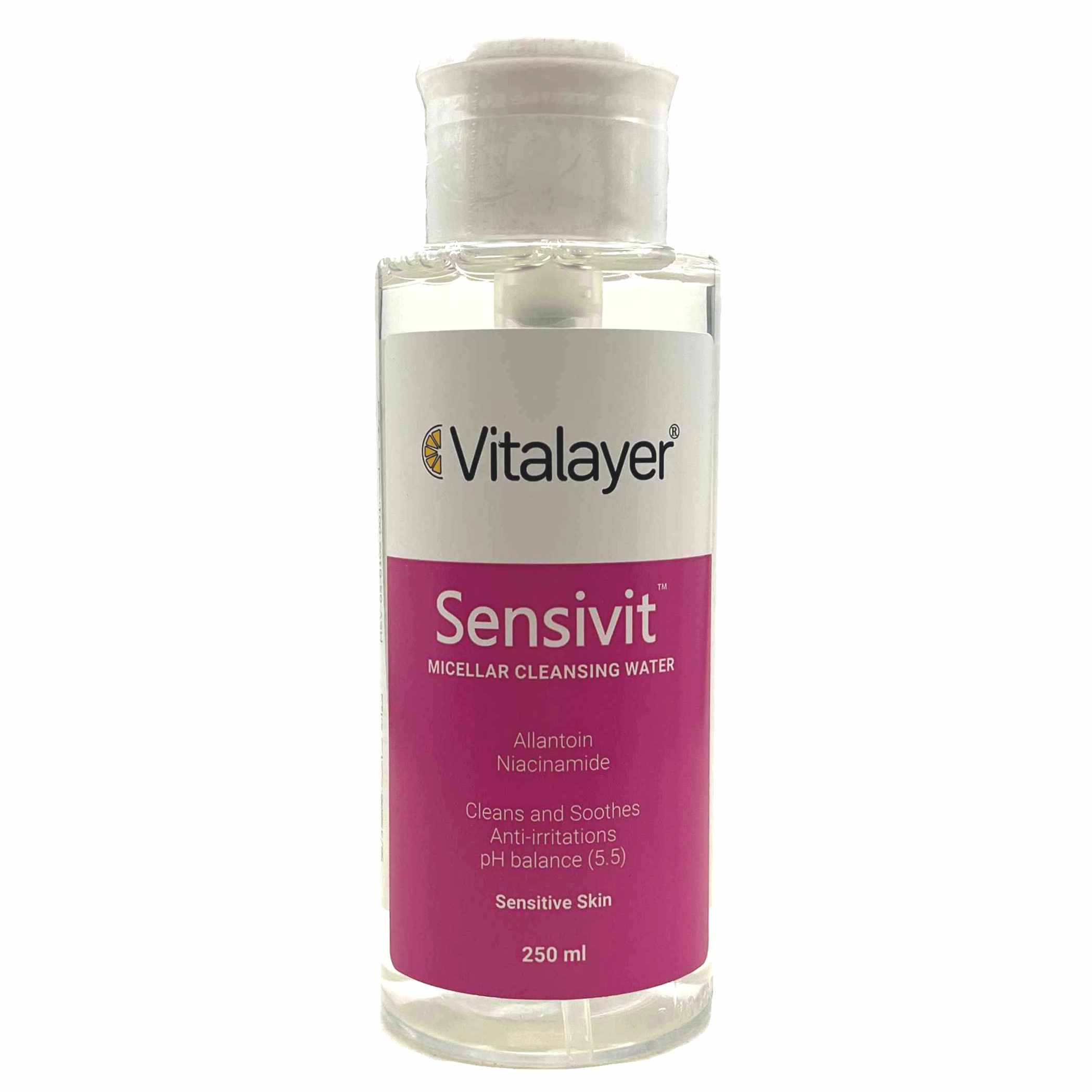 محلول پاک کننده آرایش پوست حساس سنسی ویت ویتالیر Vitalayer